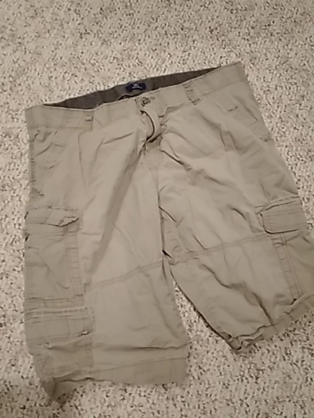 George Men's Shorts in Tan and Navy